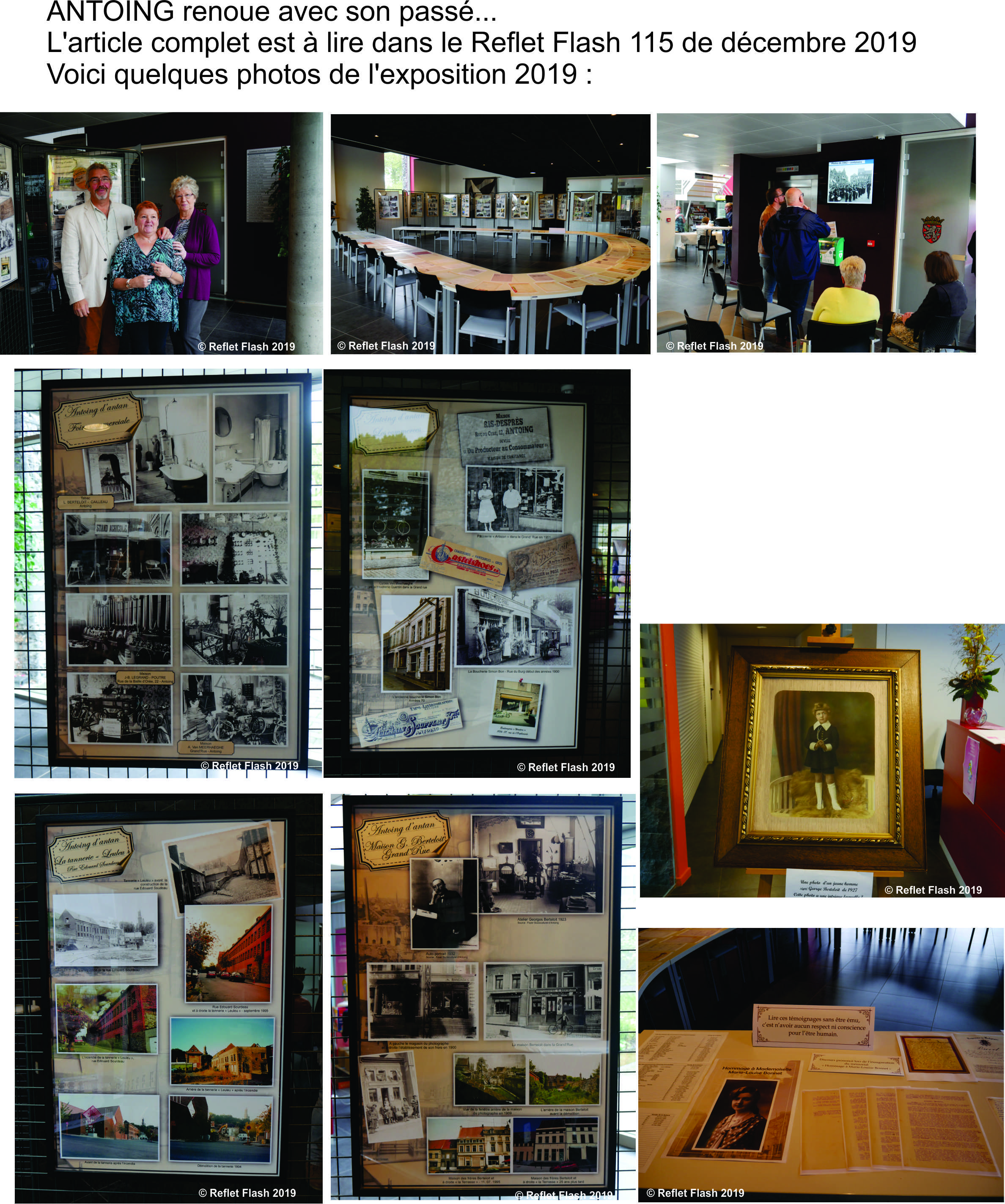 Antoing exposition de photos et cartes postales