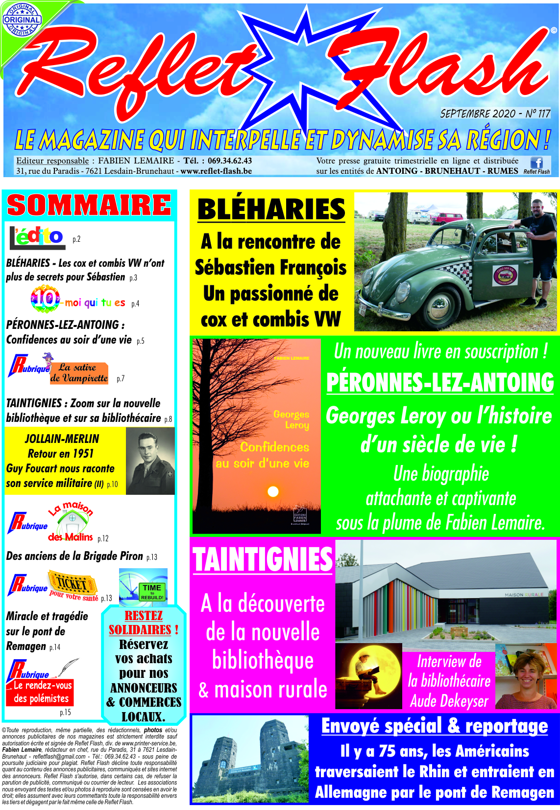 Reflet Flash 117 - Septembre 2020