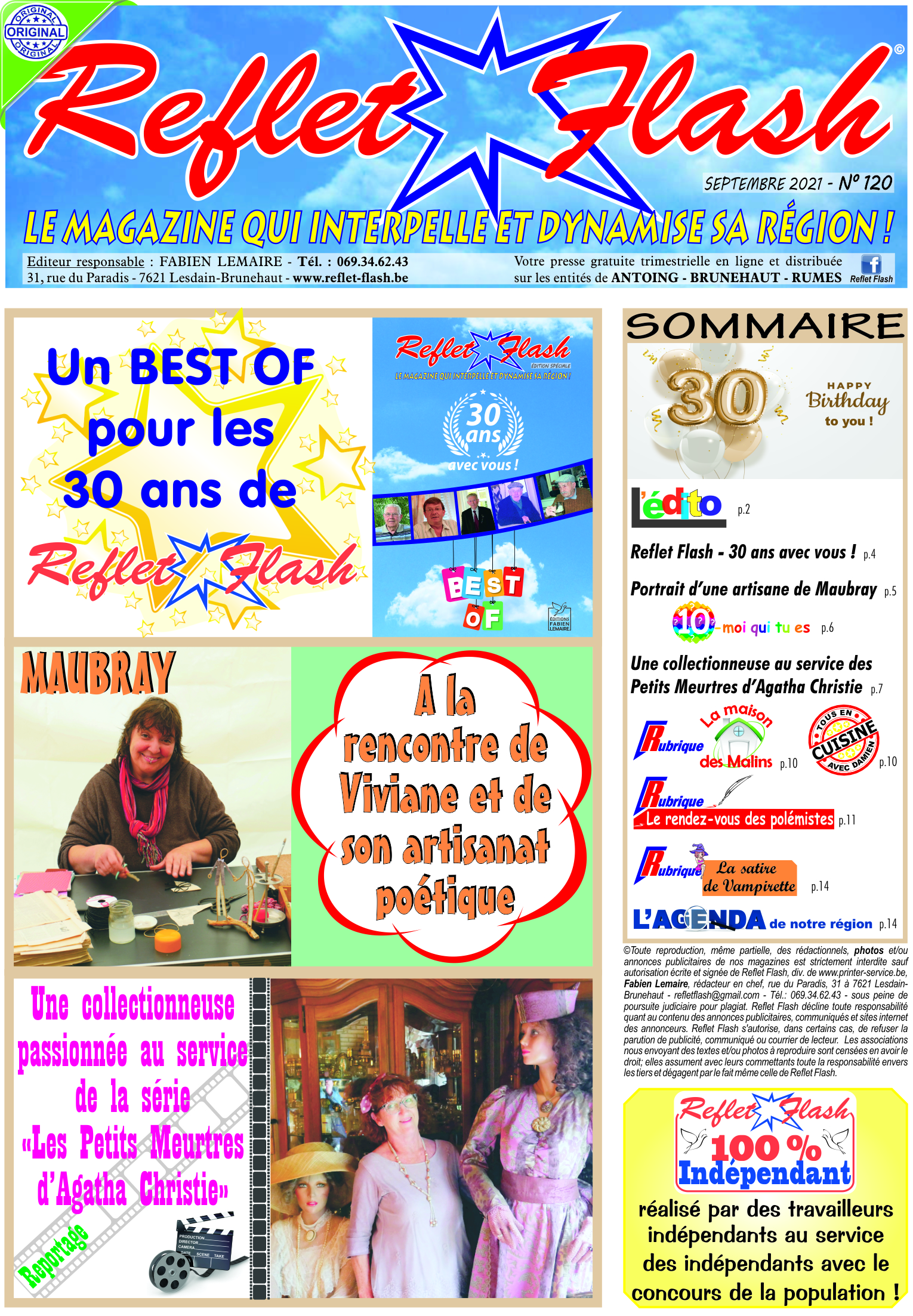 Reflet Flash 120 - septembre 2021