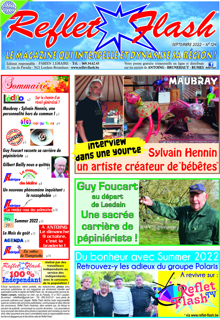 Reflet Flash 124- septembre 2022