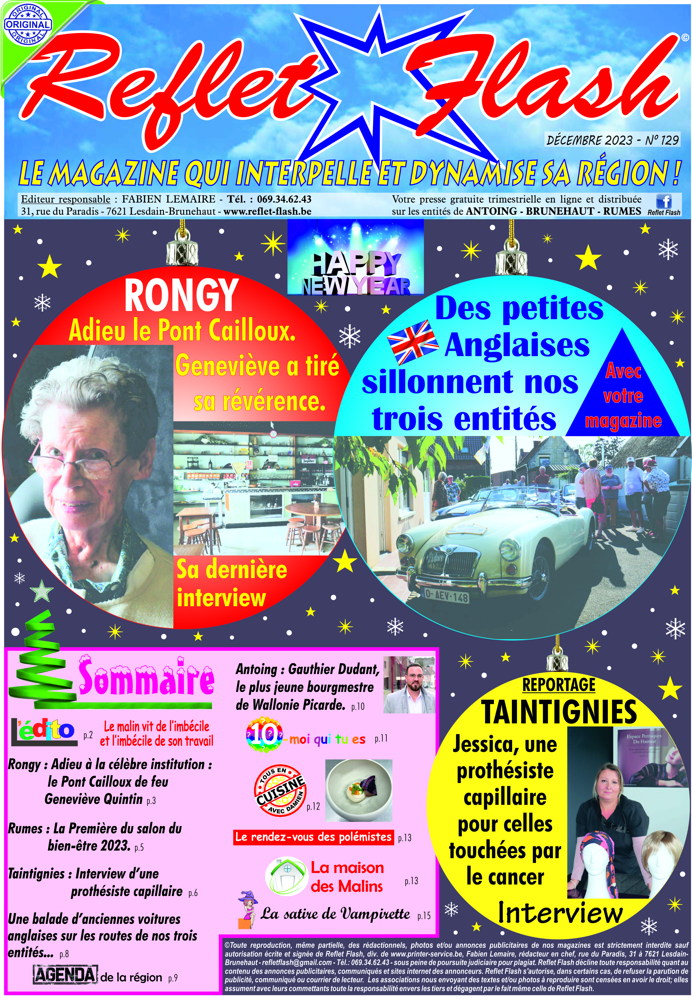Reflet Flash 129 décembre Antoing Brunehaut Rumes