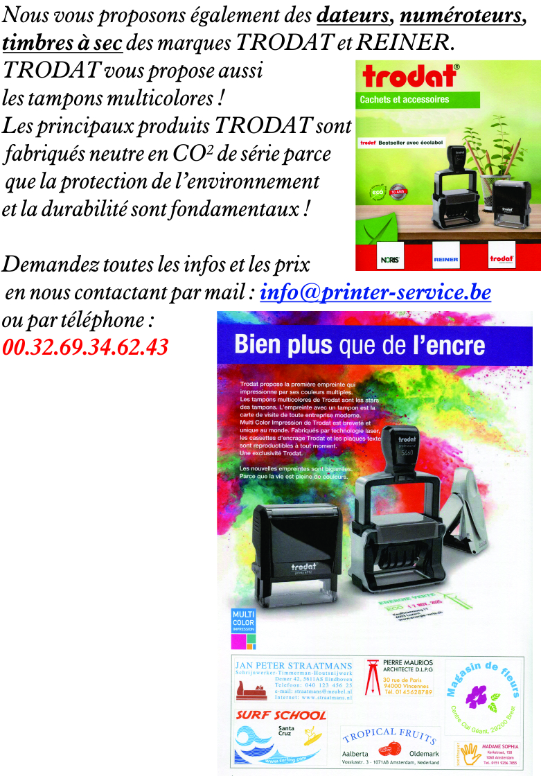 Cachet Trodat